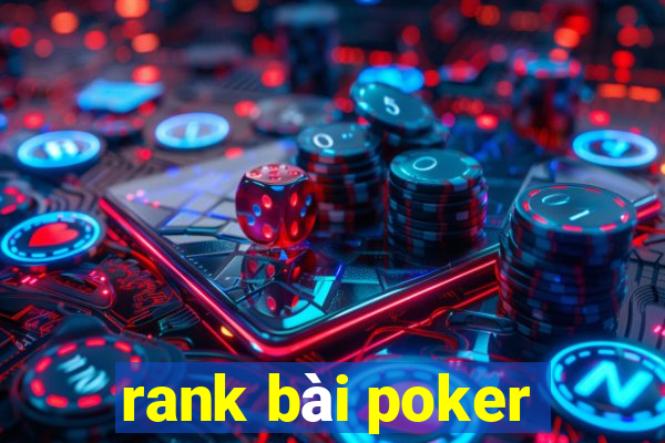 rank bài poker