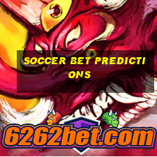 soccer bet predictions