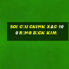 soi cầu chính xác 100 rồng bạch kim