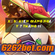 xổ số kiên giang ngày 7 tháng 11