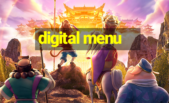 digital menu