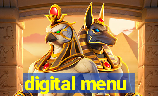 digital menu