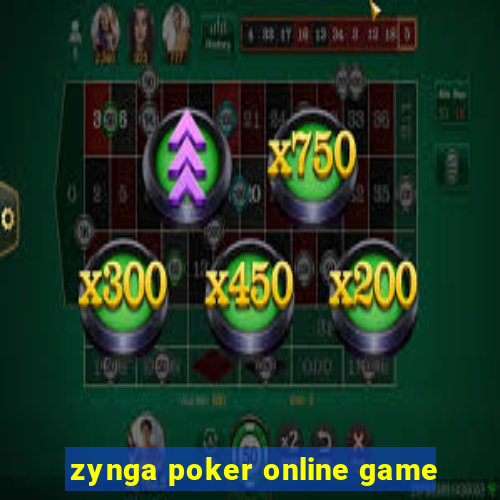 zynga poker online game