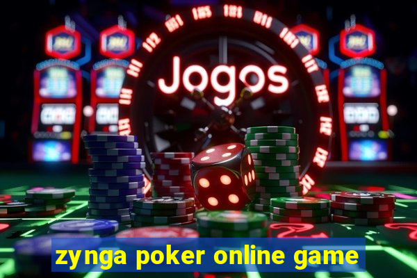 zynga poker online game