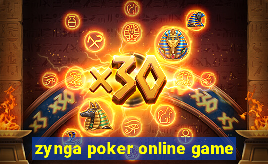 zynga poker online game