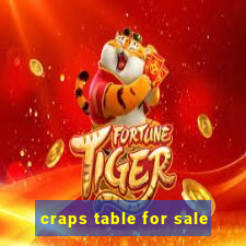 craps table for sale