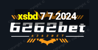 xsbd 7 7 2024