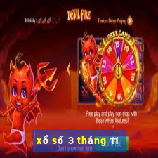 xổ số 3 tháng 11