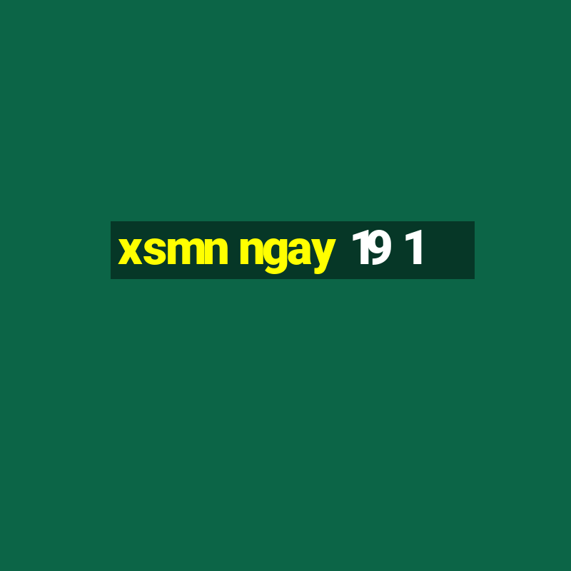 xsmn ngay 19 1