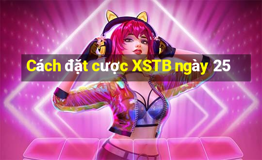 Cách đặt cược XSTB ngày 25