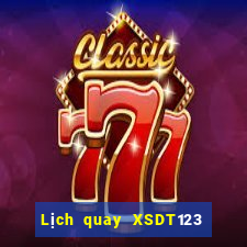 Lịch quay XSDT123 ngày 31