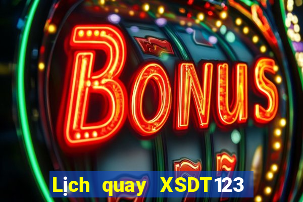 Lịch quay XSDT123 ngày 31