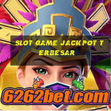 slot game jackpot terbesar