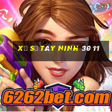 xổ số tây ninh 30 11