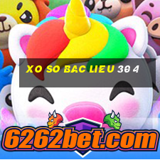 xo so bac lieu 30 4