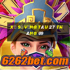 xổ số vũng tàu 27 tháng 09