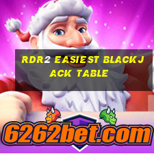 rdr2 easiest blackjack table