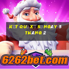 kết quả xổ số ngày 5 tháng 2