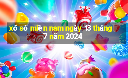 xổ số miền nam ngày 13 tháng 7 năm 2024