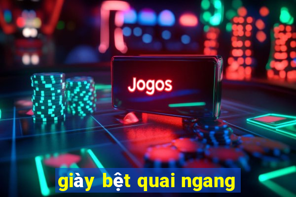 giày bệt quai ngang