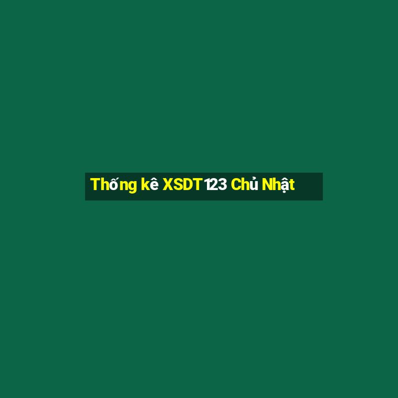 Thống kê XSDT123 Chủ Nhật