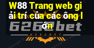 W88 Trang web giải trí của các ông lớn