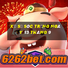 xổ số sóc trăng ngày 13 tháng 9