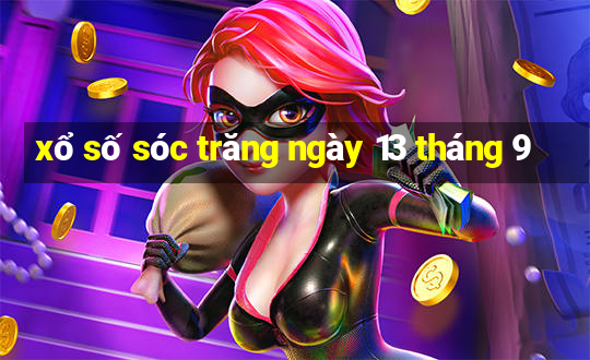 xổ số sóc trăng ngày 13 tháng 9