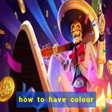 how to have colour all season