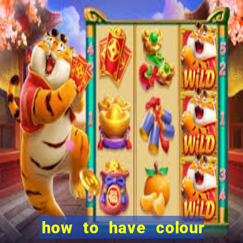 how to have colour all season