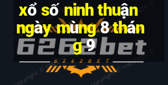 xổ số ninh thuận ngày mùng 8 tháng 9