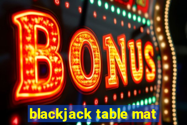 blackjack table mat