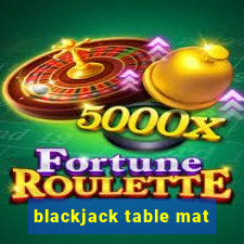 blackjack table mat