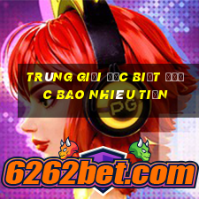 trúng giải đặc biệt được bao nhiêu tiền