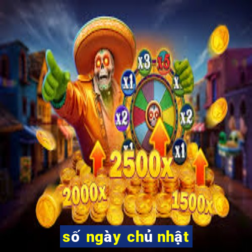 số ngày chủ nhật