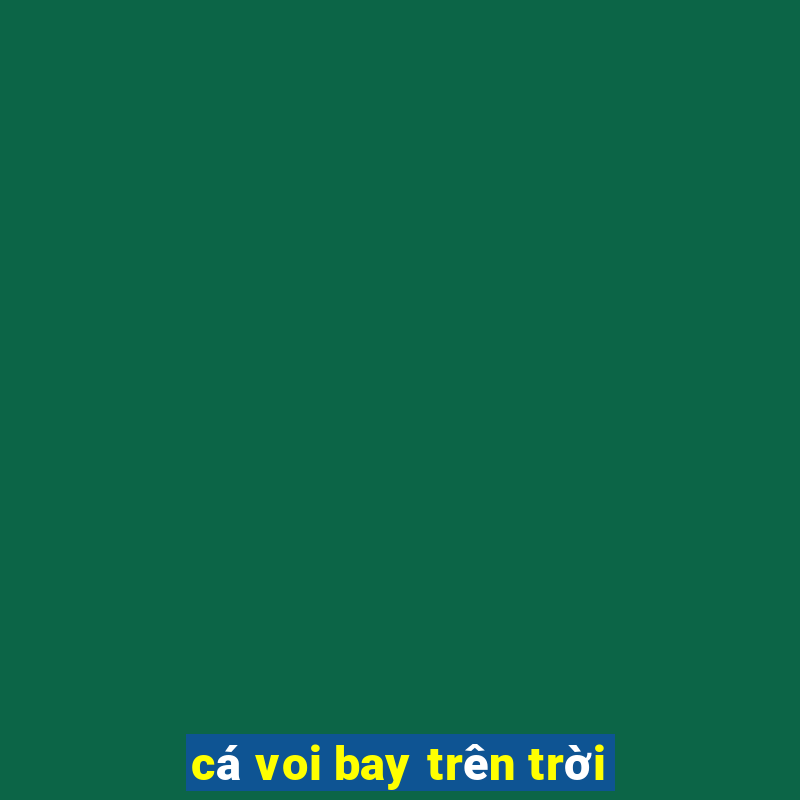 cá voi bay trên trời