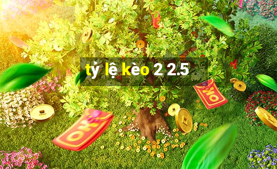 tỷ lệ kèo 2 2.5