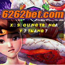 xổ số quảng trị ngày 7 tháng 7