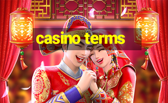 casino terms