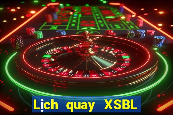 Lịch quay XSBL ngày 10