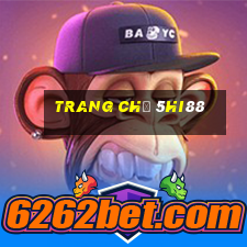 Trang Chủ 5hi88