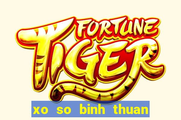 xo so binh thuan 23 11