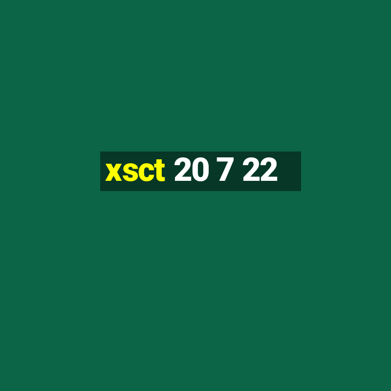 xsct 20 7 22