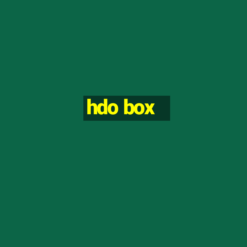 hdo box