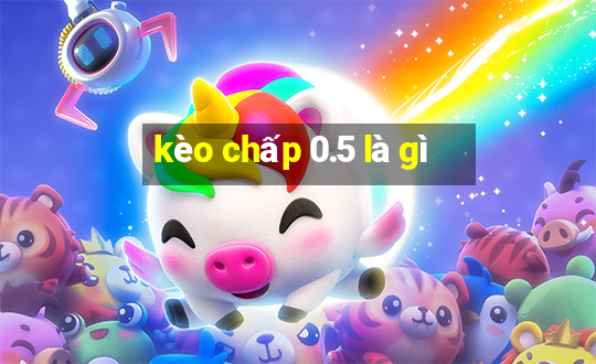 kèo chấp 0.5 là gì