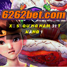 xổ số quảng nam 31 tháng 1