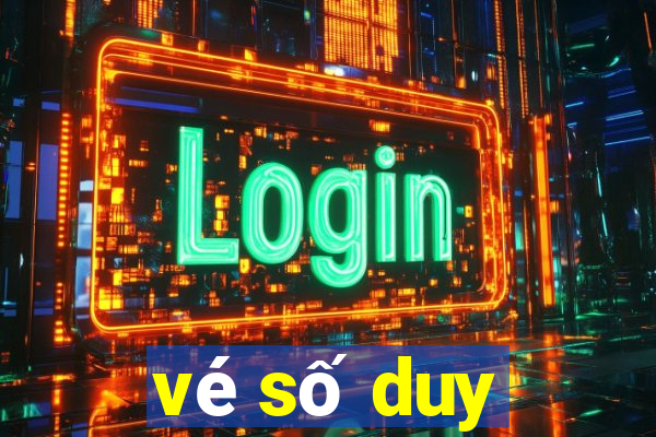 vé số duy