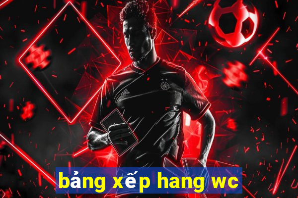 bảng xếp hang wc