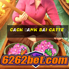 cách đánh bài catte