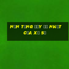 Nền tảng đầy đủ nhất của xổ số